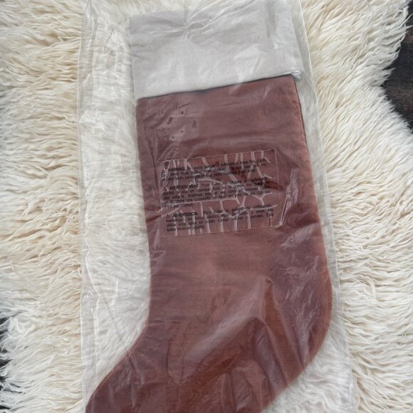Crate & Barrel Wonderland Velvet Bunny & Bear Christmas Stockings – Brand New - Picture 5 of 12